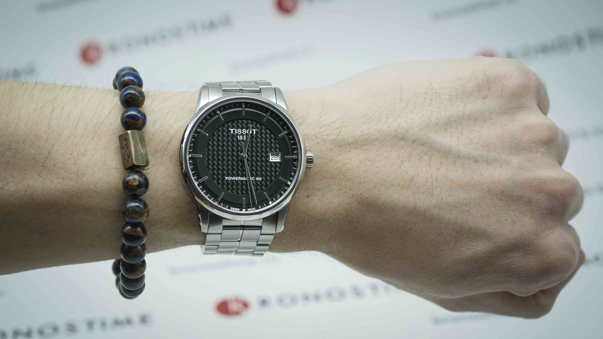 Tissot Tissot Luxury Powermatic 80 T086.407.11.201.02 швейцария наручные мужские часы заводная головка с логотипом Tissot